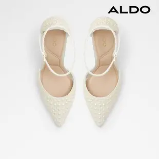 【ALDO】DERPERLA-浪漫珍珠女鞋跟鞋-女鞋(白色)
