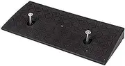 5/7cm Rise Wheelchair Ramp Portable Heavy Duty Plastic Curb Ramp Non-Slip Surface Rubber Threshold Ramp for Indoor or Outdoor Bathroom Doorways