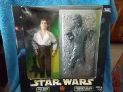 Star Wars Han Solo as Prisoner Carbonite Block With Frozen Han Solo 12"