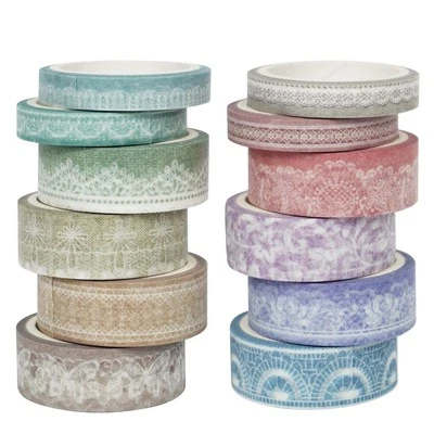 Lace Patterns Washi Tape Washi Tape Set Decorative Sticker P5P14207