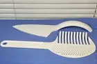 Tupperware Cake Slicer & Pasta strainer, server Last One! New! Rare!