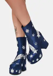 [HOROSCOPEZ] Made From Stardust Platform Boots