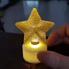 Battery-operated Ramadan Lamp Candle Lamp Display Mold Style Mesh