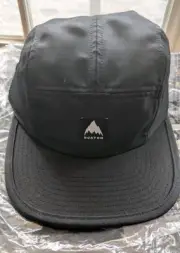NEW Burton Cordova Adjustable Strap 5 Panel Unstructured Cap (Black)