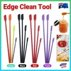 4x Silicone Mini Spatula Jar Scraper Scoop Tip Long Spatula Cosmetic Bottle B8A3