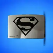 Superman Brushed Silver Belt Buckle