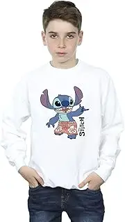 [Absolute Cult] Disney Boys Lilo & Stitch Bermuda Shorts Sweatshirt