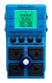 ZOOM MS-70CDR+ Multi Stomp Box with 149 Spatial Effects Including New