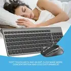 Wireless Keyboard Mouse,Compact Full Size Sleek Design High Precision 2400 DPI