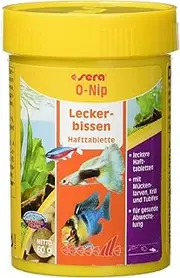 Sera O-Nip Treat Tablets Fish Food, 2.1 Ounce Container