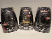 Star Wars Titanium Die-Cast Lot 3 Figures Vader Boba Sandtrooper Micro Machines