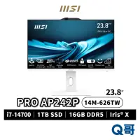 在飛比找蝦皮商城優惠-MSI 微星 PRO AP242P 14M-626TW 23