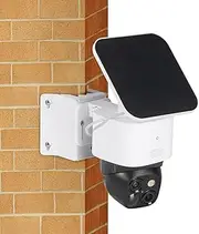 [CaGuan] Wall Mount Bracket Compatible with Eufy Security SoloCam S340, Rust-Proof Metal Corner Mount for Eufy S340 Solar Security Camera with Coverage of 270° on Both Sides of The House
