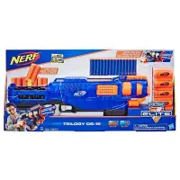 在飛比找露天拍賣優惠-特價2件 孩之寶NERF熱火精英散彈槍三角龍發射器男孩軟彈槍