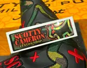 Scotty Cameron Custom Shop Camo Junkyard Dog Putter Shaft Band Label Brand New!