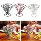 Chip Stand Metal Wire Basket Sturdy Supplies Multipurpose Fried Chicken for Ice