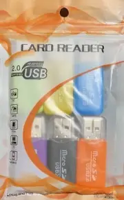 Micro SD Card Reader TF USB 2.0 T-Flash MicroSD TransFlash Memory 6 Pack