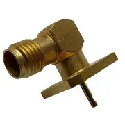 R125654000 Radiall Connector RF SMA (f) Right Angle Square Flange