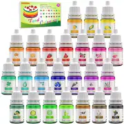 24 Color Food Coloring - Concentrated Liquid Cake Food Coloring Set for Baking,