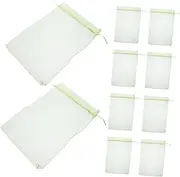 BESPORTBLE 120pcs Fruit Net Bags: Mesh Protection Covers Netting with Drawstring Protecting Vegetable Cover Reusable Bag for Garden Apple Trees