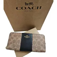 在飛比找momo購物網優惠-【COACH】COACH Signature 經典塗層帆布牛