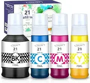 [Topcolor] GI-21 G3270 G3260 Ink Bottles Compatible for Canon 21 GI-21 GI21 Ink Refill Bottles Set, Compatible for Canon MegaTank G3270 G3260 G3290 G3272 G4280 G4270 G2270 G2260 G1220 G1230 Printer