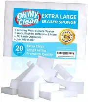 (Pack) Extra Large Eraser Sponge - Extra Thick, Long Lasting, Premium 20