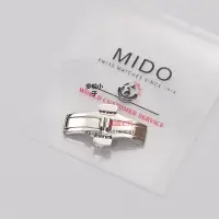 在飛比找Yahoo!奇摩拍賣優惠-錶帶 mido美度原裝鋼錶帶蝴蝶扣貝倫賽麗8600B指揮官m