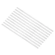 Acrylic Round Rod 6mm Diameter 12" Length Solid Plastic PMMA Bar Rods 12pack