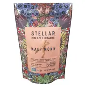 Stellar Snacks Maui Monk Pretzel Braids Resealable Pouch, 12 Ounce, 12 Per Case