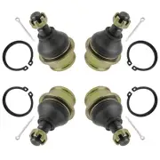 4 Front Lower Upper Ball Joint fits Yamaha Wolverine R-SPEC YXE700 2016-2018
