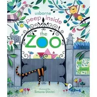 在飛比找蝦皮購物優惠-Peep Inside The Zoo Usborne 硬頁
