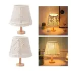 Woven Table Lamp Night Light Modern Chic Tassel for Bedside Home Study Room