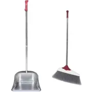 Stainless Steel Broom Dustpan Combination Office Household Dustpans Set with