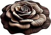 Door Mats Indoor Washable, Floral Plush & Diatomaceous Earth Floor Mat, Quick Drying Bath Mat Flower Rug, Doormats Inside Non Slip, Carpet for Bedroom, Bathroom, Kitchen, Living Room Sofa