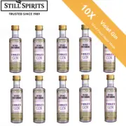 10 x Still Spirits Top Shelf Violet Gin Flavouring Essence 50ml HomeBrew Alcohol