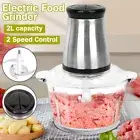 2L Electric Meat Grinder Food Chopper Vegetable Processor Blender Mincer Home