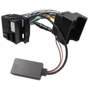 Car AUX Bluetooth Audio Cable Adapter For BMW E63 E64 2003-2010 630Ci 630i 645ci