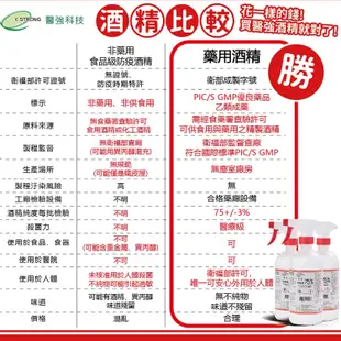 醫強75%潔用酒精 / 健康潔用酒精 醫療酒精 藥用酒精 4000ml