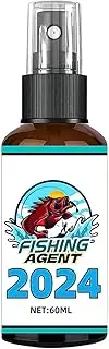 Fish Attractant Spray | Natural Bait Scent Fish Attractants - 60ml Strength Scent Fish Attractant for Grayfish Mullet Pike Black Bream Sea Bass Lures and Baits