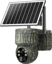 4G LTE Cellular Trail Cameras, Unlimited Data Plan, 360°Full View Live Video, 2K