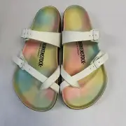 Birkenstock New with Box Mayari Vegan White Ombre Nubuck Regular - Select Size