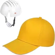 [Oshhni] Sports Bump Hat Baseball Bump Hat with Cap Insert Shockproof Casual Summer Hard Cap Headgear for Biking Backpacking Workshop