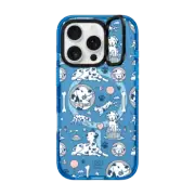 iPhone 16 Pro Impact Ring Stand Case MagSafe Compatible Dalmatian is love by shinkiru