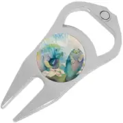 Watercolor Manatees Golf Ball Marker Divot Repair Tool Bottle Opener