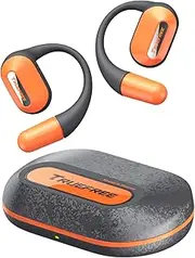 TRUEFREE O2 Open-Ear Bluetooth 5.3 Headphones, Air Conduction Wireless Earbuds, 22 Hrs Playtime, 15mm Enhanced Bass, Four Mics Clear Calls, IPX5 Waterproof, Multipoint Connection,Comfortable Workout