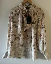 Decjuba Hilary Lace Blouse Size 12 RRP$139.95