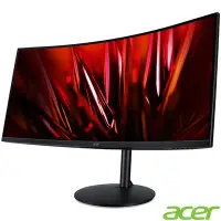 在飛比找Yahoo奇摩購物中心優惠-Acer 宏碁 XZ342CU S3 34型VA曲面電腦螢幕