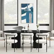 Kate 8 Seater Dining Table (Black)