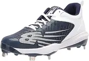 [New Balance] Men's FuelCell 4040 V6 Metal Baseball Sport Sneakers Shoes Team Navy/White 6.5 Wide